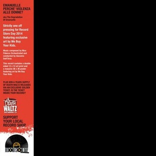 SOUNDTRACK - Emanuelle Perche&#39; Violenza Alle Donne (Violation Of Emanuelle) - Nico Fidenco (180 Gram, Clear With Solid White Swirl Vinyl, Poster - Lim