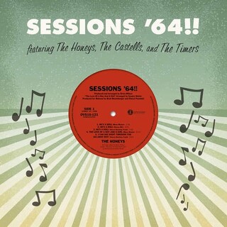 VARIOUS ARTISTS - Sessions &#39;64!! [10&#39; Ep] (Translucent Gold Vinyl, 9 Tracks Produced By Brian Wilson And Jimmy Bowen, Limited To 2000, Indie-retail Ex