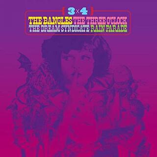 VARIOUS ARTISTS - 3 X 4 [2lp] (Psychedelic Swirl Colored Vinyl, Feats. The Bangles, The Three O&#39;clock, The Dream Syndicate And Rain Parade, Limited To