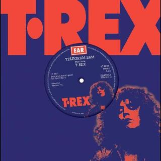 LP-T. REX -TELEGRAM SAM -COLOURED- -7"- - Lp-t. Rex -telegram Sam -coloured- -7'-