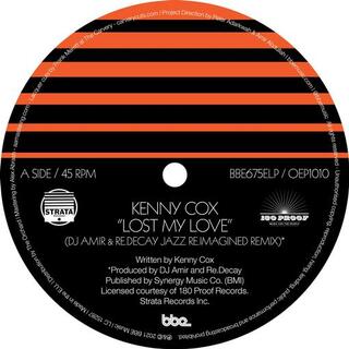 KENNY COX - Lost My Love ((Dj Amir &amp; Re.Decay Jazz Re.Imagined Remix)) (Black Vinyl Edition)