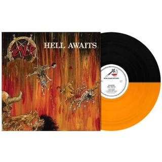 SLAYER - Hell Awaits [lp] (Transparent Orange &amp; Black Split Vinyl)