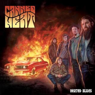 CANNED HEAT - Heated Blues (Red &amp; Yellow Splatter)