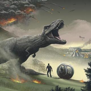 SOUNDTRACK - Jurassic World: Fallen Kingdom - Original Motion Picture Soundtrack (Limited Indo-raptor Orange Stripe Coloured Vinyl)