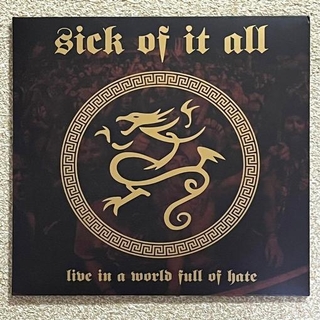 SICK OF IT ALL - Live In A  World Full Of Hate (Clear Vinyl)