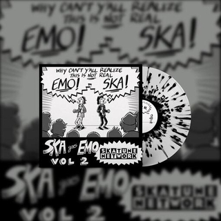 SKATUNE NETWORK - Ska Goes Emo, Vol. 1 [lp] (White With Black Splatter Vinyl)