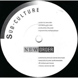 NEW ORDER - Sub-culture