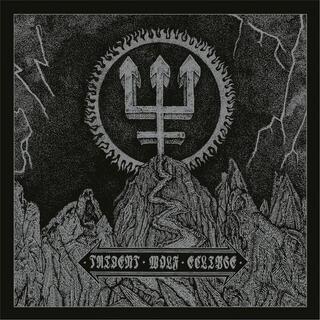 WATAIN - Trident Wolf Eclipse (Silver/white Marbled Vinyl)