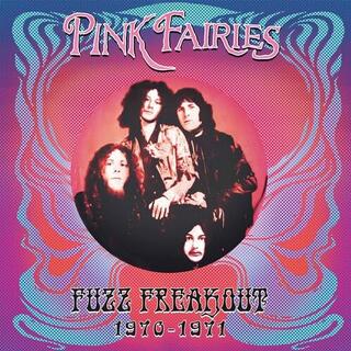 PINK FAIRIES - Fuzz Freakout 1970-1971 - Blue/pink/black Splatter