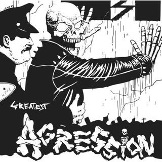 AGRESSION - Greatest - Black/white Splatter
