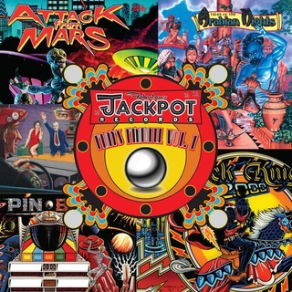 VARIOUS ARTISTS - Jackpot Plays Pinball Vol. 1 [lp] (Orange Vinyl, First Time On Vinyl)