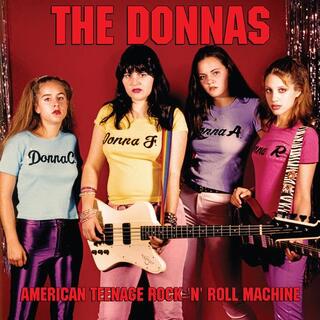 THE DONNAS - American Teenage Rock &#39;n&#39; Roll Machine (Limited Fire Orange With Black Swirl Coloured Vinyl)