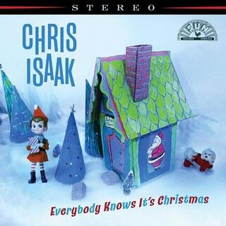 CHRIS ISAAK - Everybody Knows It&#39;s Christmas [lp] (Spring Green/bone White Swirl Vinyl, 3 Bonus Tracks)