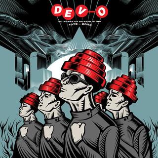 DEVO - De-evolution 1973-2023 (Indie Exclusive 2lp Red &amp; Blue Vinyl)