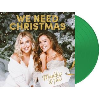 MADDIE &amp; TAE - We Need Christmas [12in] (Emerald Green Vinyl)