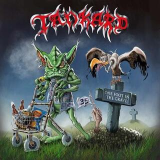 TANKARD - One Foot In The Grave (Black/red/white Splatter Vinyl)