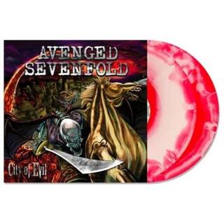 AVENGED SEVENFOLD - City Of Evil (Limited Red &amp; White Swirl Coloured Vinyl)