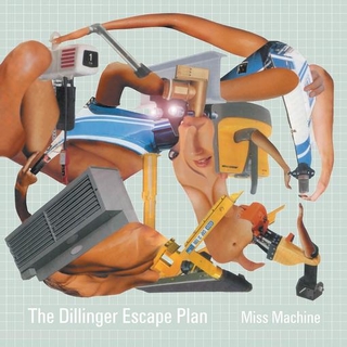 THE DILLINGER ESCAPE PLAN - Miss Machine (Green, White, Silver With Mustard, Blue, White Splatter)