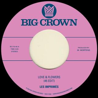 LES IMPRIMES - Love &amp; Flowers (45 Edit) B/w You