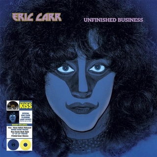 ERIC CARR - Unfinished Business (Limited Blue &amp; Pink Double Vinyl… With Light Effect)