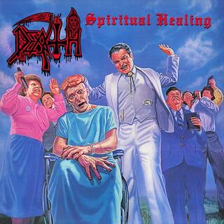 DEATH - Spiritual Healing - Reissue Lp (Foil Jacket - Red, Cyan And Black Merge With Splatter)