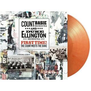 DUKE ELLINGTON &amp; COUNT BASIE - First Time! The Count Meets The Duke (Limited Solid Orange &amp; Solid White Coloured Vinyl)