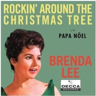 BRENDA LEE - Rockin&#39; Around The Christmas Tree [7in] (Translucent Emerald Vinyl)
