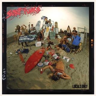 SURF PUNKS - Locals Only (Transparent Slime &amp; Purple Splatter Vinyl)