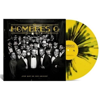 HOMBRES G - Por Que No Ser Amigos - Yellow &amp; Black Splatter