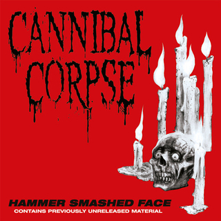 CANNIBAL CORPSE - Hammer Smashed Face (Clear W/ Red Splatter Vinyl)