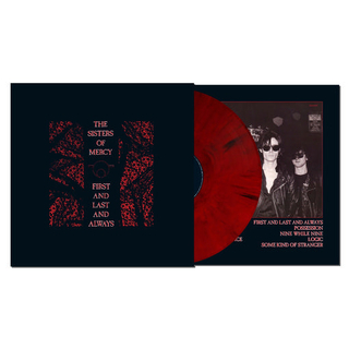 THE SISTERS OF MERCY - First & Last & Always: 40th Anniversary Edition (Limited Black & Red Marble Vinyl) - Elektra 75