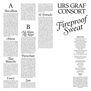 URS GRAF CONSORT - Fireproof Sweat (Vinyl)