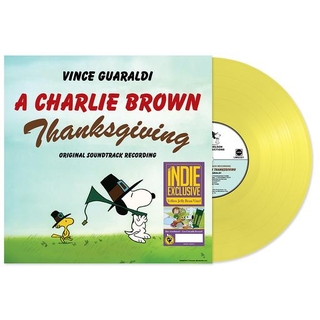 VINCE GUARALDI - A Charlie Brown Thanksgiving (Limited Yellow Jelly Bean Coloured Vinyl)