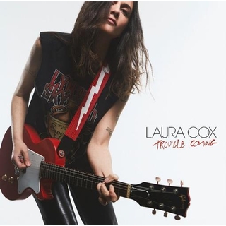 LAURA COX - Trouble Coming (Marbled White Vinyl)