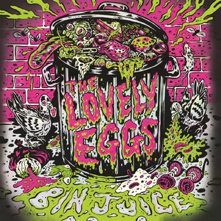 THE LOVELY EGGS - Bin Juice (Neon Toxic Slime Green Vinyl)