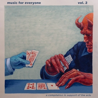 VARIOUS ARTISTS - Music For Everyone Vol. 2 (Oxblood/aqua Blue Swirl Vinyl)