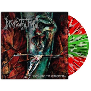 INCANTATION - Onward To Golgotha (Three Color Stripe With Splatter)