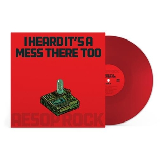 AESOP ROCK - I Heard It&#39;s A Mess There Too (Apple Red Opaque Vinyl)