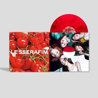 LE SSERAFIM - 1st Single Album 'spaghetti' [12'] (U.S. Exclusive, Tomato Red Vinyl, 3 Stickers, Photocard Set, Lyric Insert